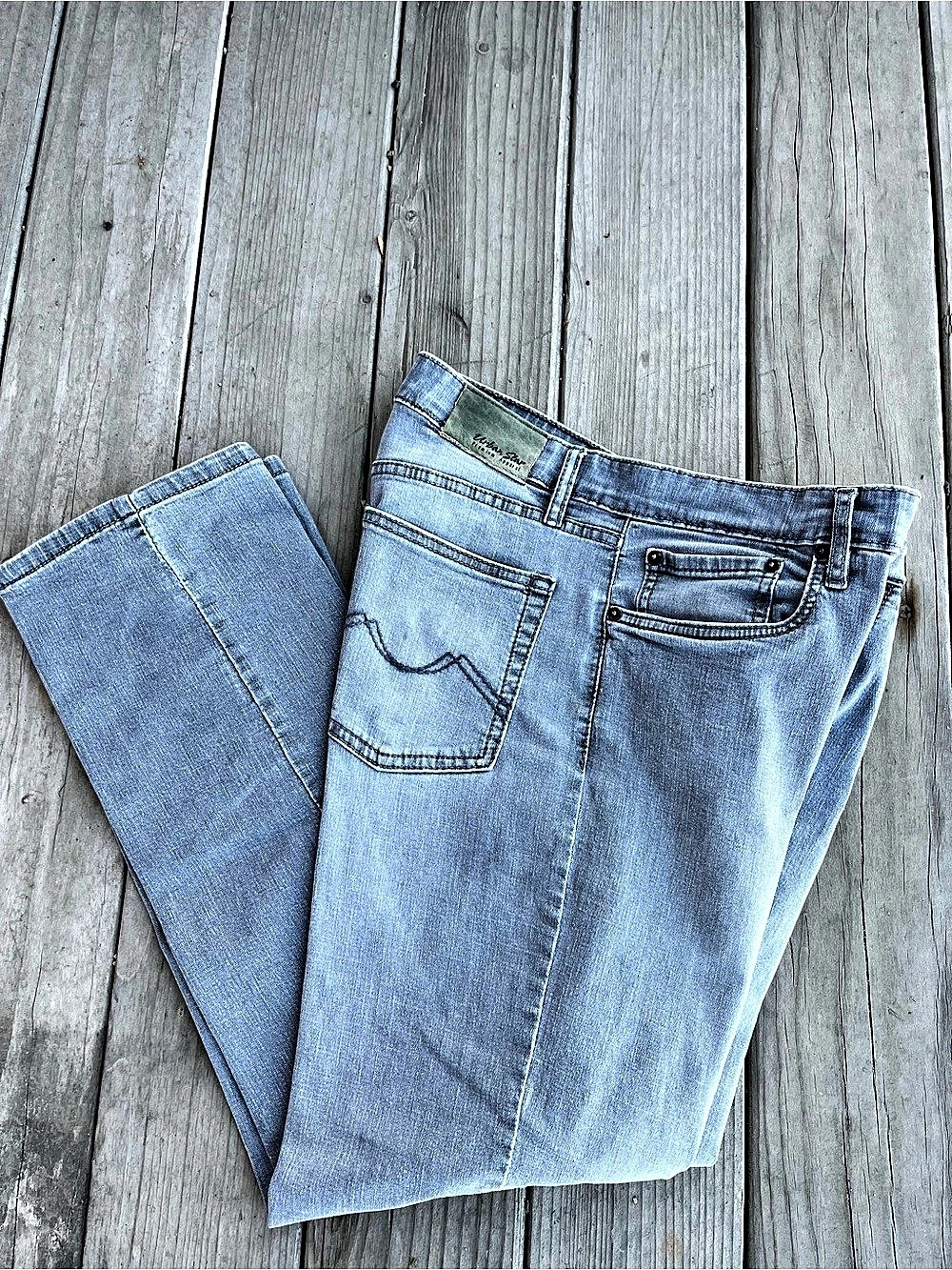 Urban Star Gray/Black Wash Jeans Waist 32 x 30
